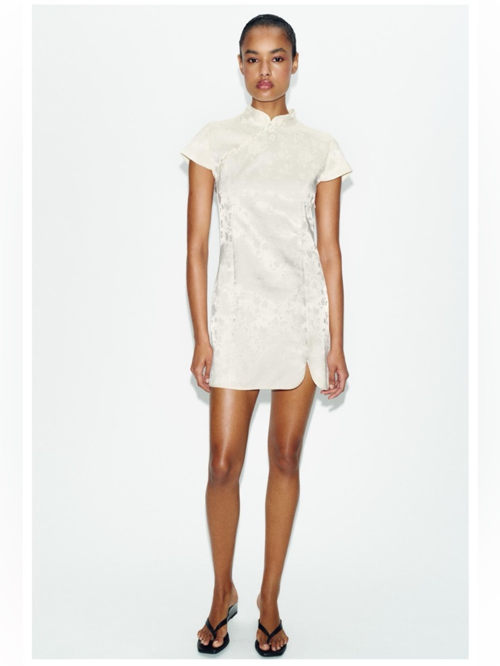 ZARA NWT Short Jacquard Dress